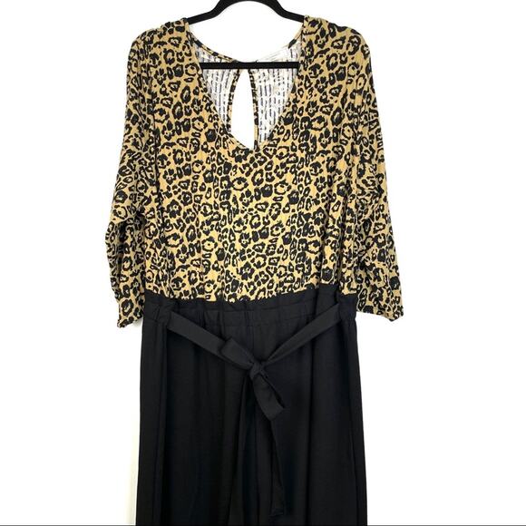 Leopard Print Jumpsuit Size 3X - Picture 1 of 7